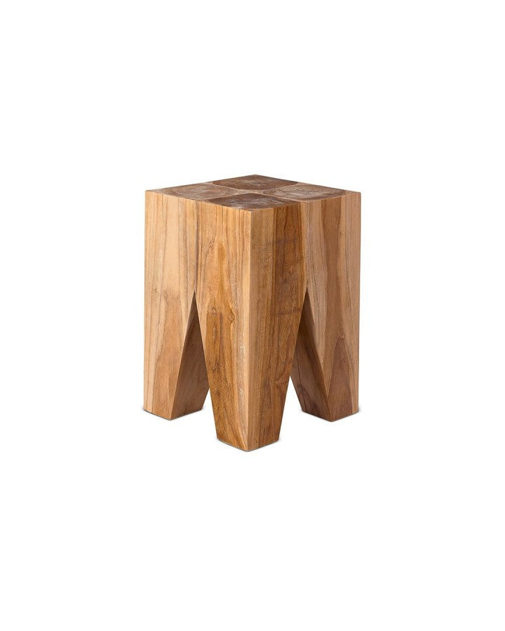 NAT WOOD SIDE TABLE