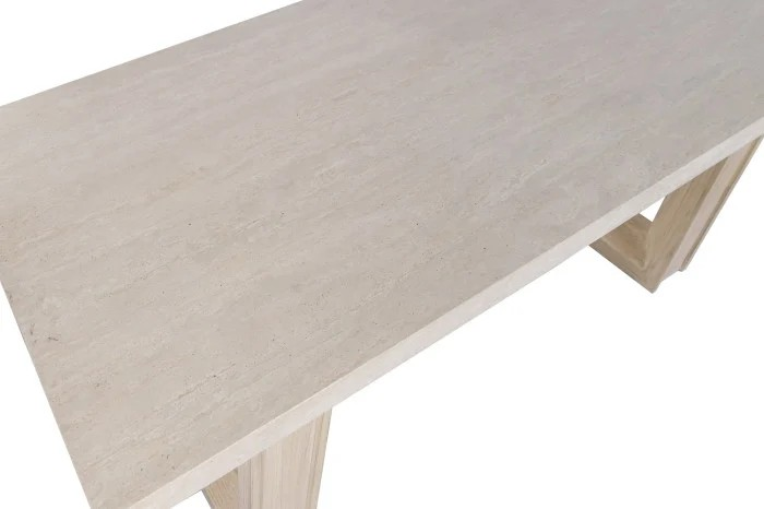 TRAVERTINE DINING TABLE 220cm