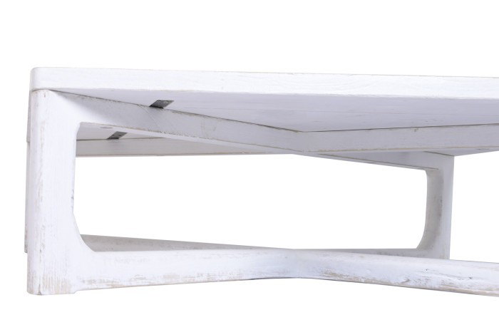 SOLID ELM WOOD COFFEE TABLE OLMA 170 cm