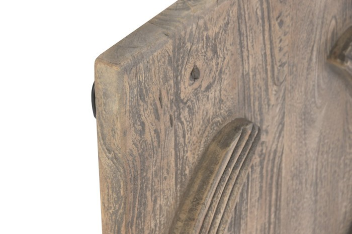 DECORATIVE WALL PANEL MADE FROM RECLAIMED MANGO WOOD 44/55см
