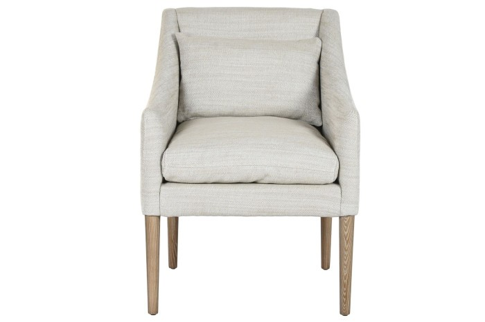 DECAPE WHITE ARMCHAIR