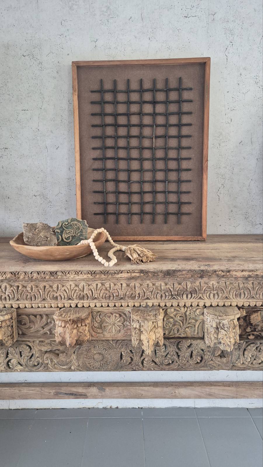 PICTURE RECYCLED WOOD 62/82