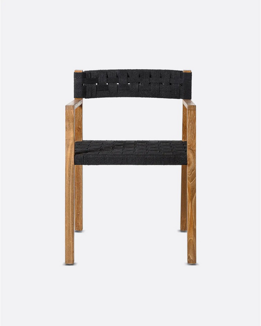 OUTDOOR TEAK WOOD ARMCHAIR CORA