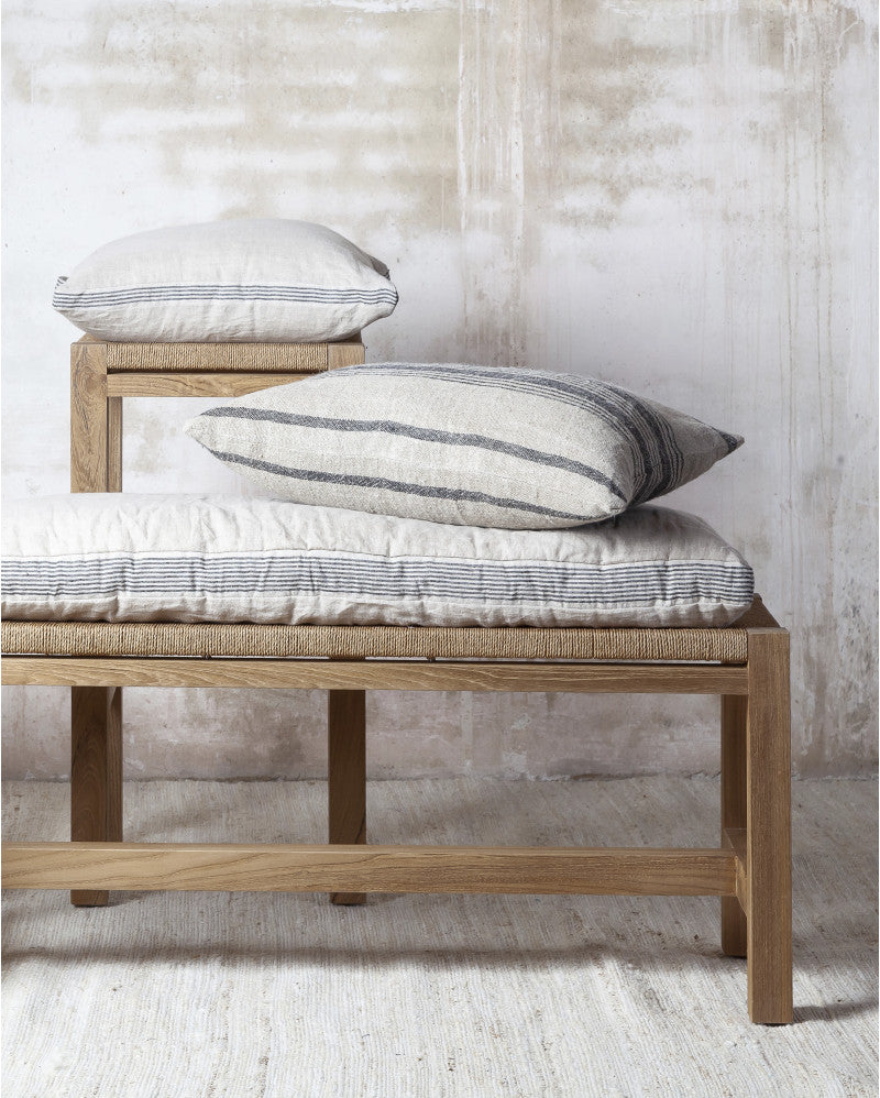 ZIP CUSHION LINEN COVER 60/60