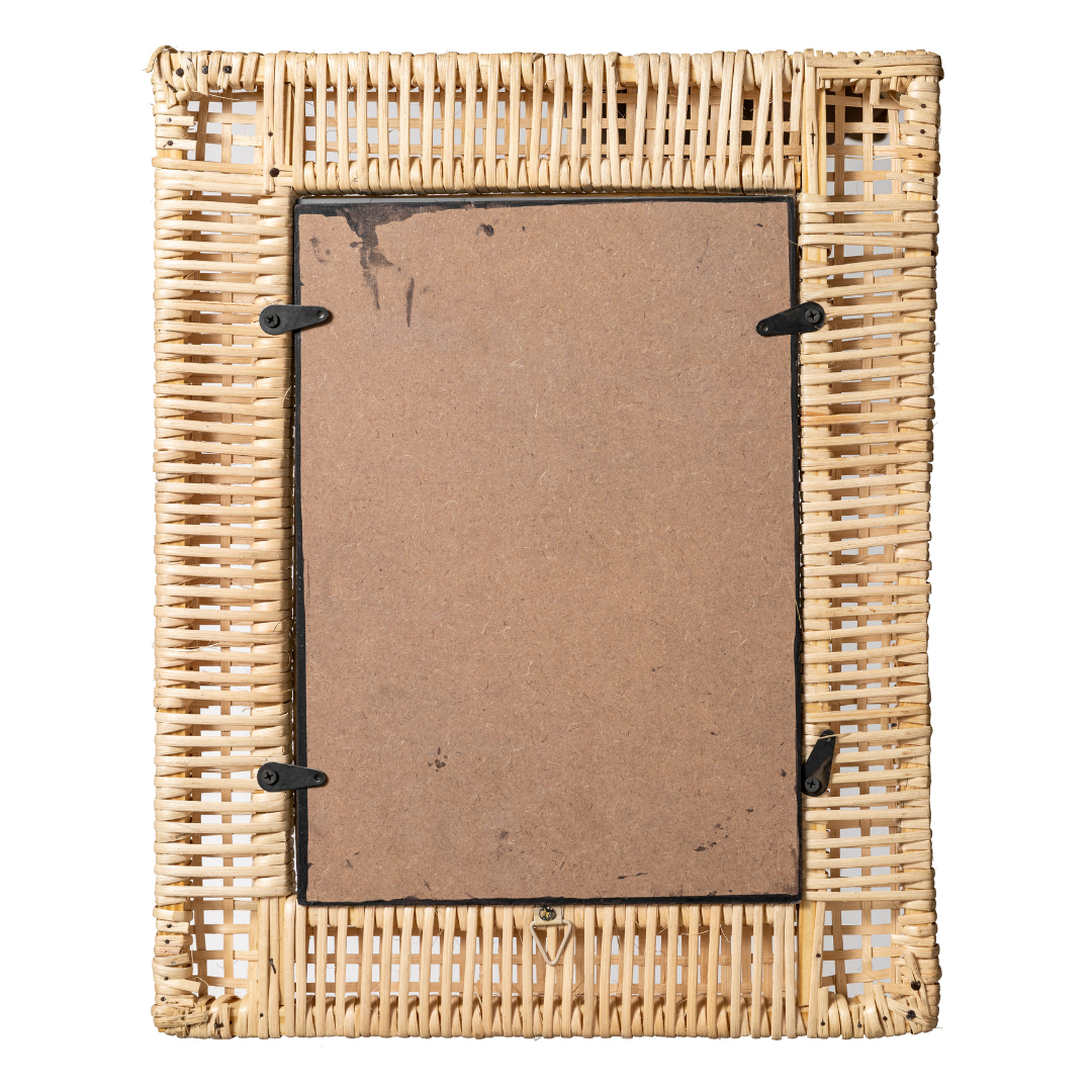 RECTANGULAR CANE MIRROR