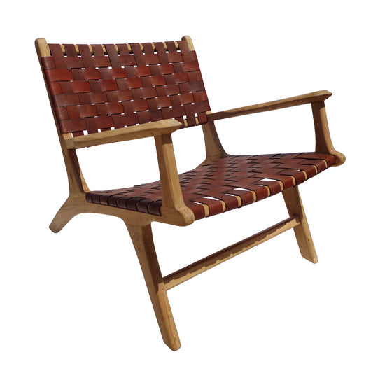 ZUZI BROWN ARMCHAIR